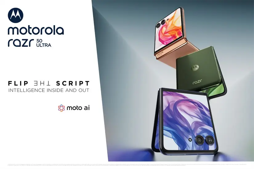 El Moto razr 50 ultra es una de las joyas de la gama premium. Imagen: Motorola