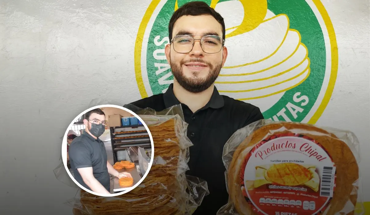 Con tortillas para enchiladas listas para sofreír, Víctor Manuel lleva tradición y sabor auténtico a cada mesa. Foto: Juan Madrigal