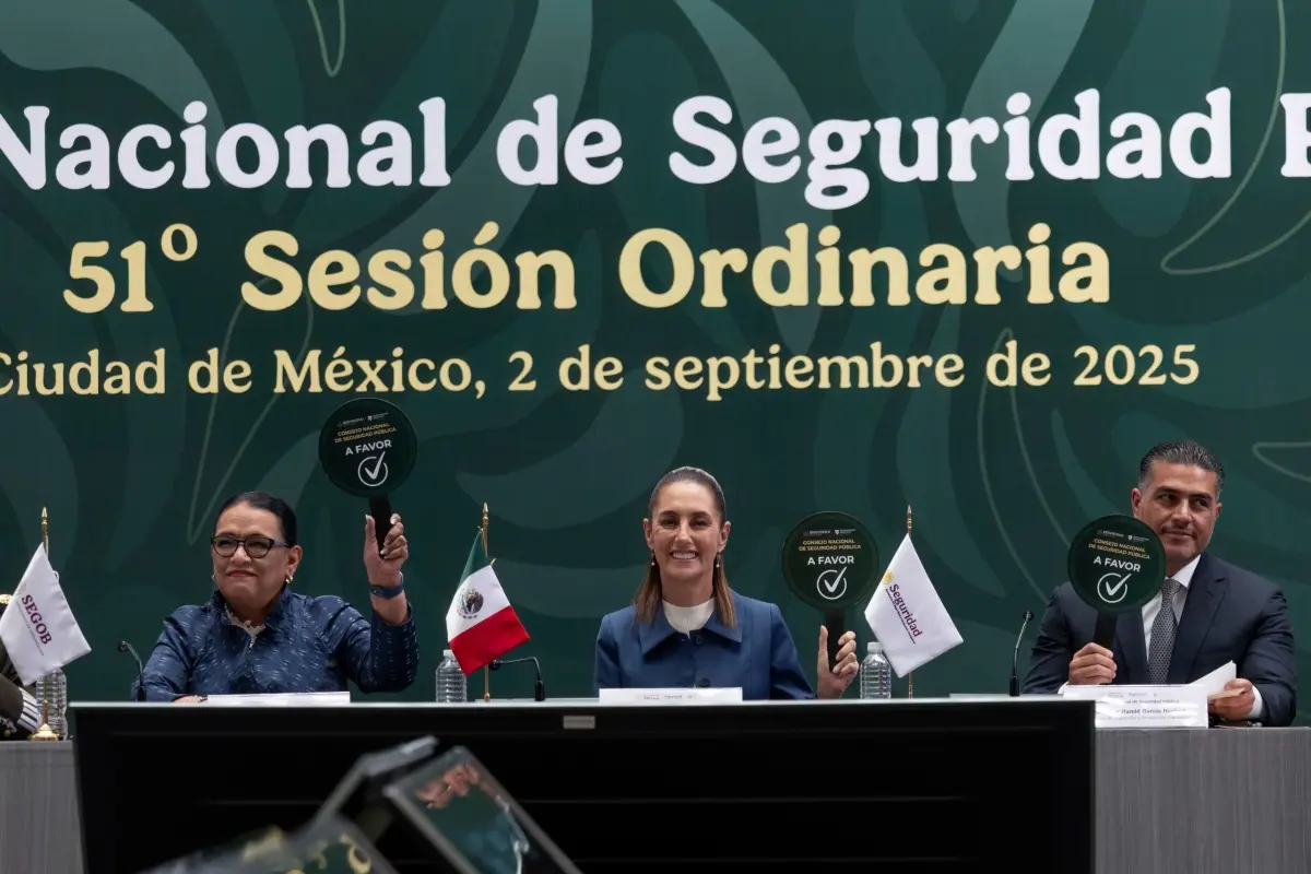 Esto ocurrió en el marco del Consejo Nacional de Seguridad. Foto: Presidencia