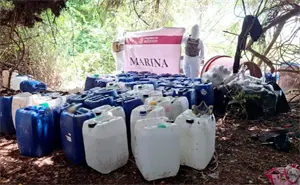 Fuerte decomiso en Nayarit: aseguran sustancias químicas por más de 885 millones de pesos