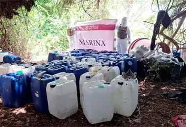 Fuerte decomiso en Nayarit: aseguran sustancias químicas por más de 885 millones de pesos