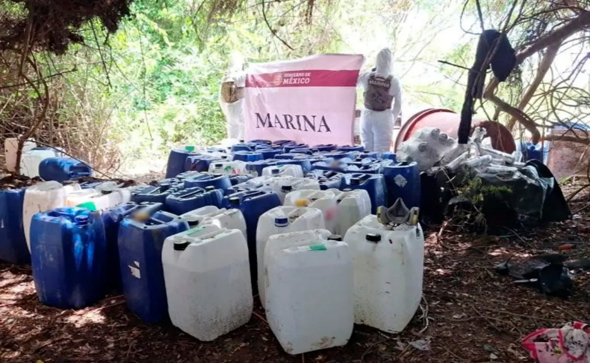 Fuerte decomiso en Nayarit: aseguran sustancias químicas por más de 885 millones de pesos