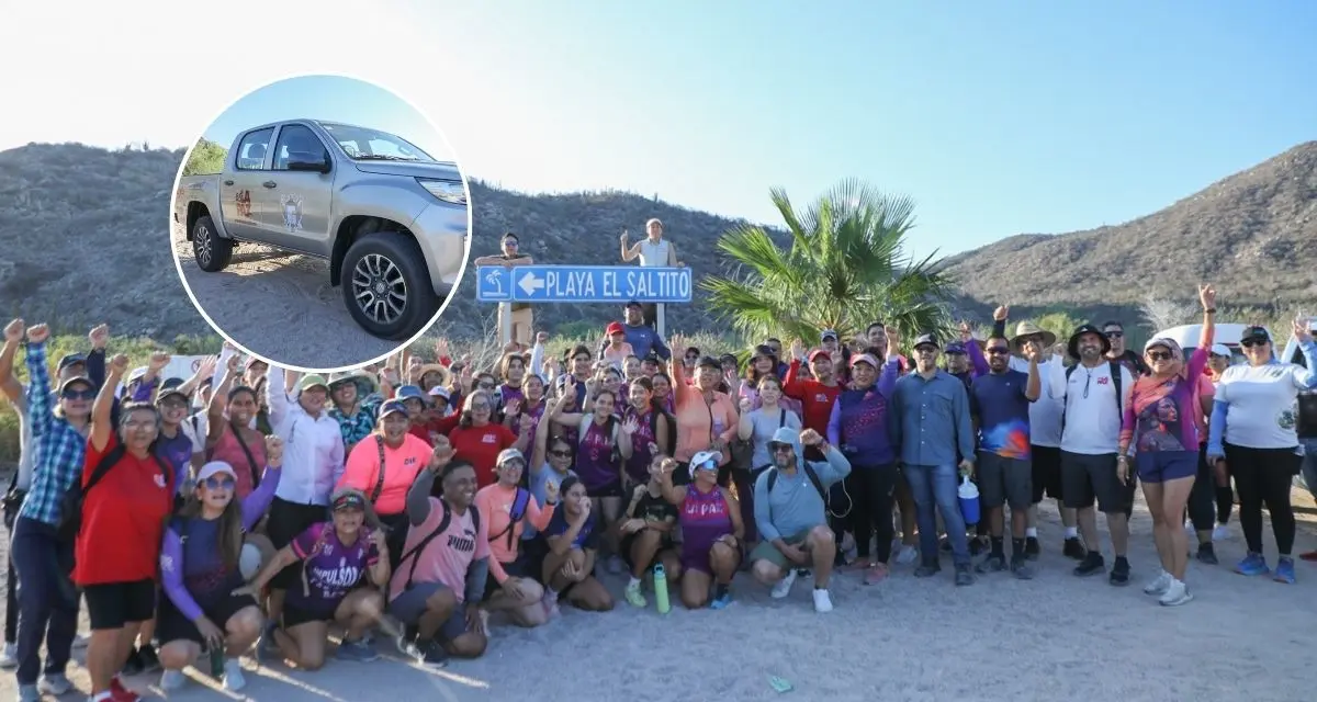 La Paz marcha por el libre acceso a sus playas públicas. Foto: cortesía