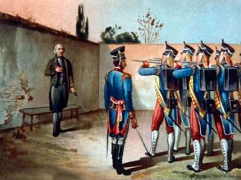 Miguel Hidalgo es fusilado el 30 de julio de 1811. Foto: cortesía.