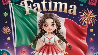 Nombres de mujer con diseño mexicano en 3D para usar en WhatsApp