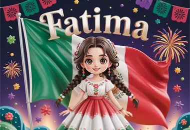 Nombres de mujer con diseño mexicano en 3D para usar en WhatsApp