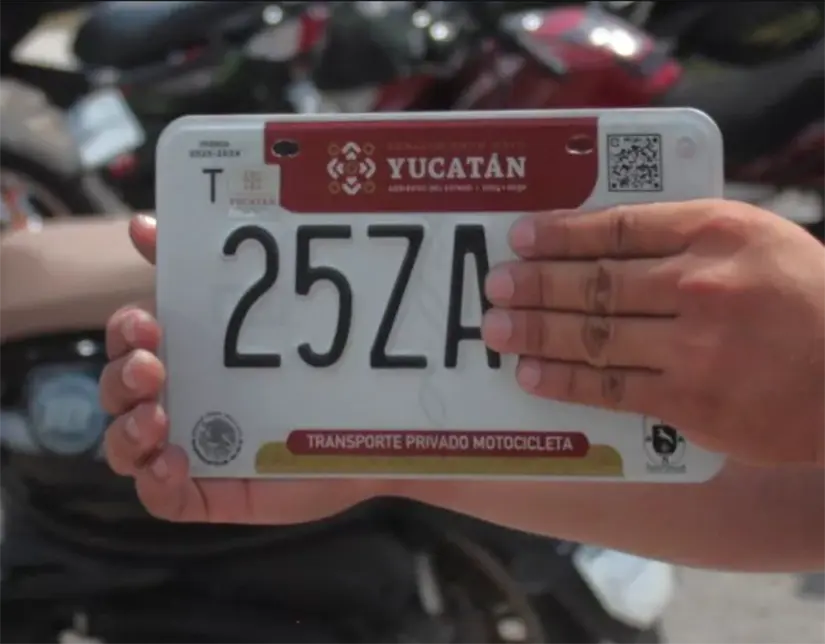 Placas de Yucatán 2025. Foto: cortesía.