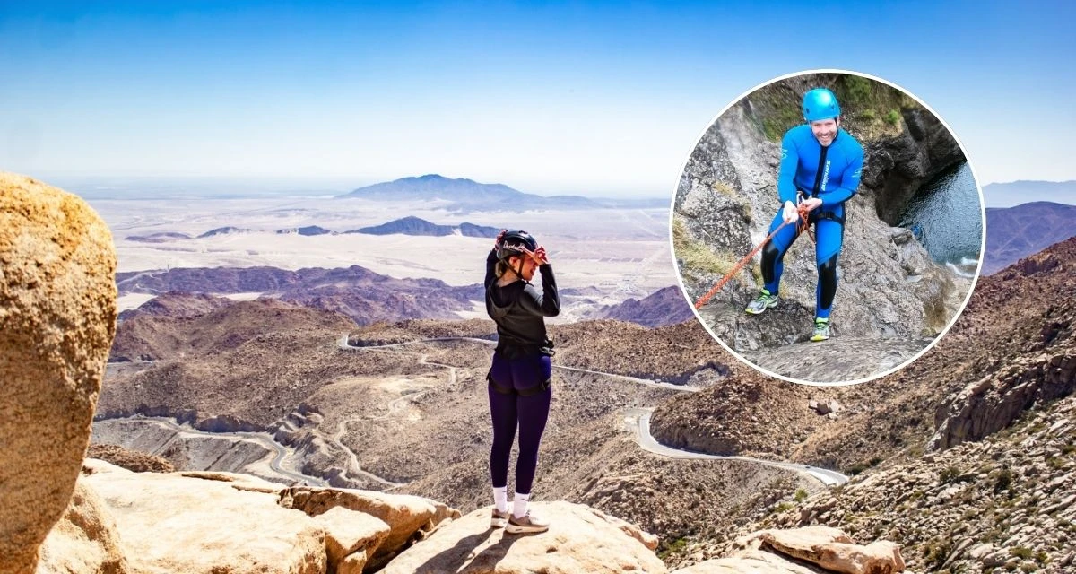 Vive una aventura extrema en La Rumorosa, Baja California. Foto: Facebook De Aventura