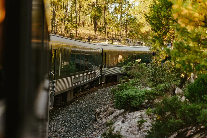 El mes de diciembre tiene más probabilidad de nieve en el tren Chepe. Foto: Cortesía. El mes de diciembre tiene más probabilidad de nieve en el tren Chepe. Foto: Cortesía.