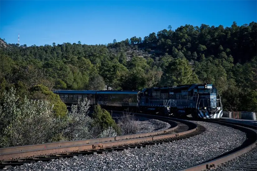 Conoce cuál es la temporada de nieve en el tren Chepe. Foto: Cortesía. Conoce cuál es la temporada de nieve en el tren Chepe. Foto: Cortesía.