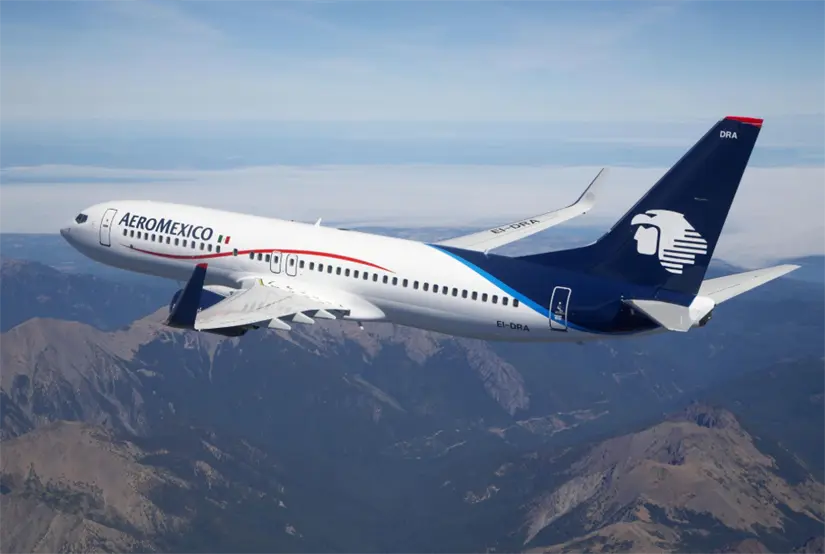 Aerolínea Aeromexico. Foto: cortesía Aerolínea Aeromexico. Foto: cortesía.
