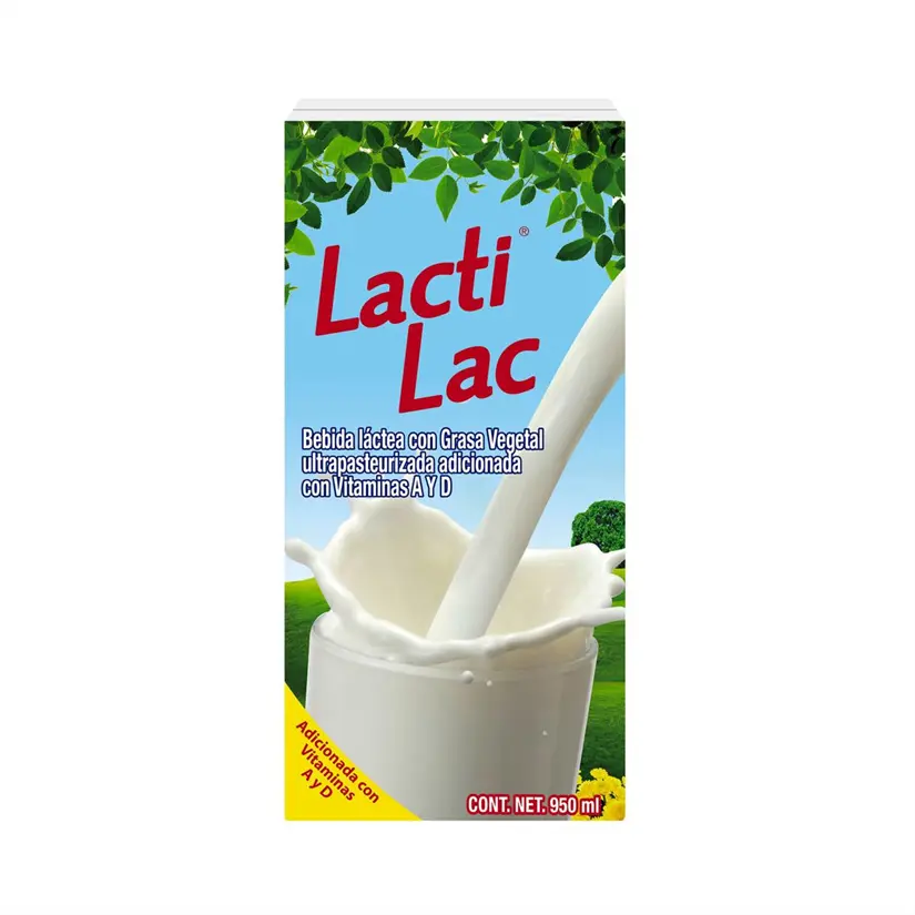 La marca de leche Lacti Lac de 950 ml no pasó las pruebas de Profeco. Foto: Cortesía. La marca de leche Lacti Lac de 950 ml no pasó las pruebas de Profeco. Foto: Cortesía.