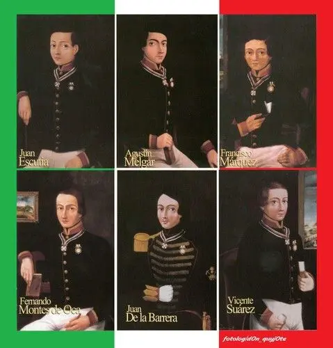 Los seis Niños Héroes