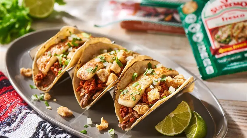 Los tacos campechanos provienen de CDMX. Foto: V&V Supremo. Los tacos campechanos provienen de CDMX. Foto: V&V Supremo.