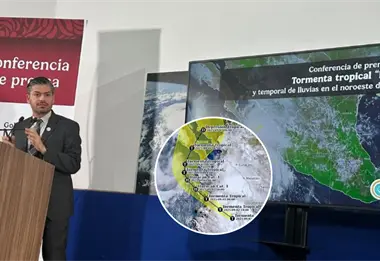 Tormenta Tropical Lorena dejará 300% más de lluvias en BCS: autoridades en alerta máxima