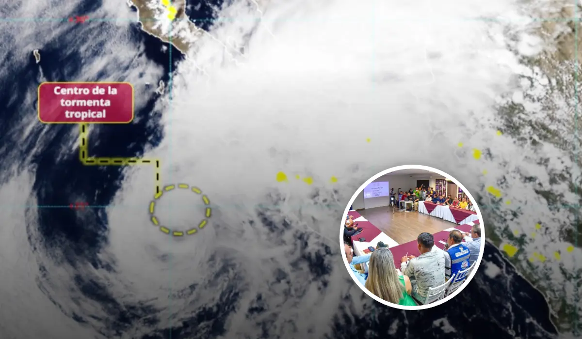 Ahome ante posibles efectos de la tormenta tropical Lorena.
