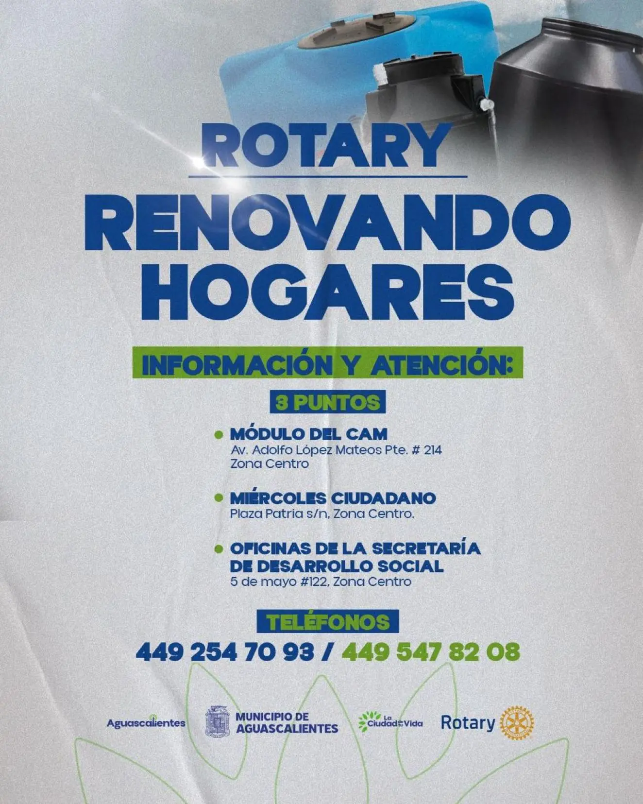Programa de Rotary Renovando Hogares en Aguascalientes Programa de Rotary Renovando Hogares en Aguascalientes. Foto: Cortesía