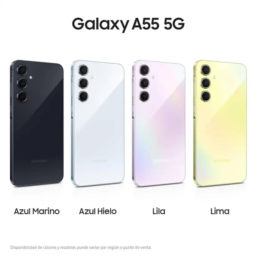Samsung Galaxy A55 incluye batería de 5000 mAh. Foto: Cortesía Samsung Galaxy A55 incluye batería de 5000 mAh. Foto: Cortesía