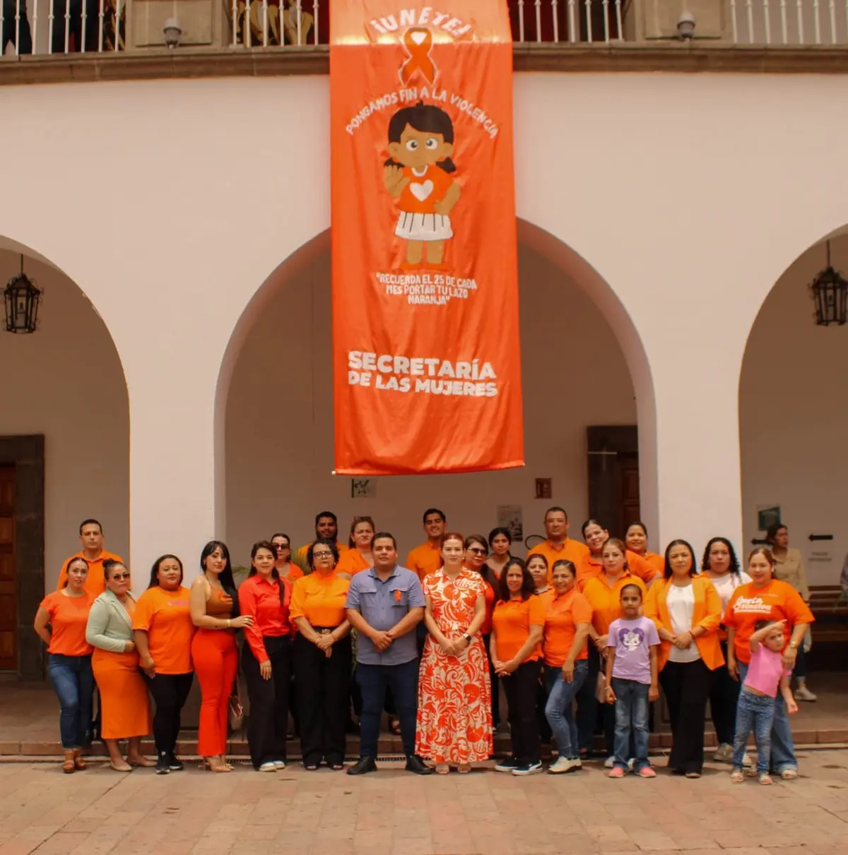 Día Naranja por la eliminación de la violencia a las mujeres. Foto: Cortesía.