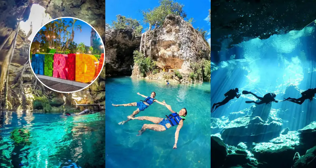 Qué cenotes visitar cerca de Mérida en septiembre 2025. Foto: Cortesía.