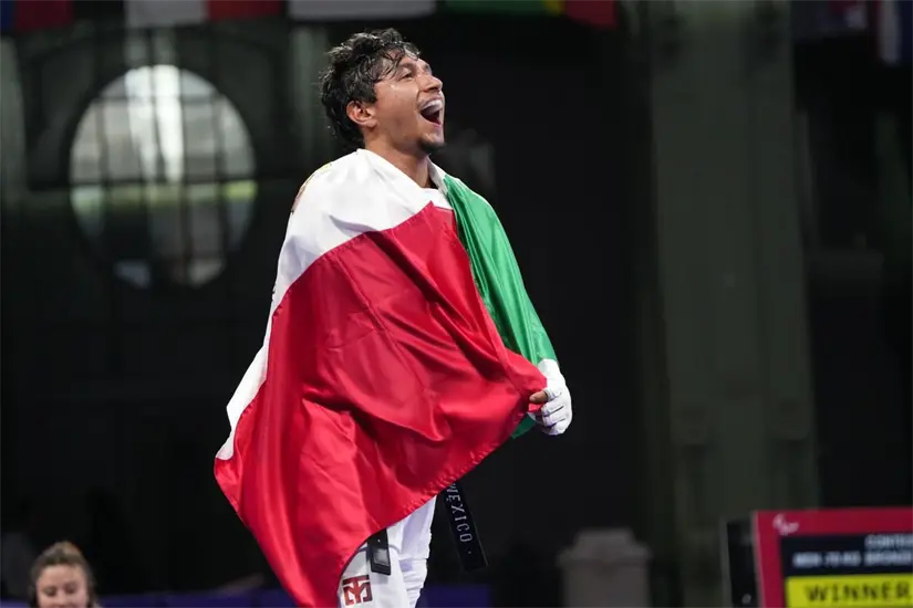 ?Atletas mexicanos recuerdan victorias en Paris 2024 El sinaloense se llevó el bronce. Foto: CONADE