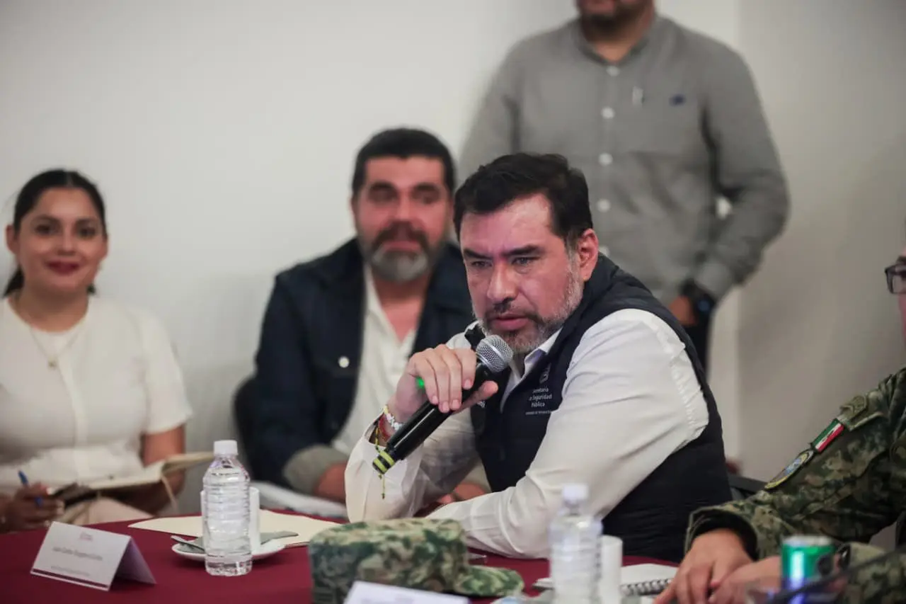 Juan Carlos Oseguera Cortés, secretario de Seguridad Pública de Michoacán.