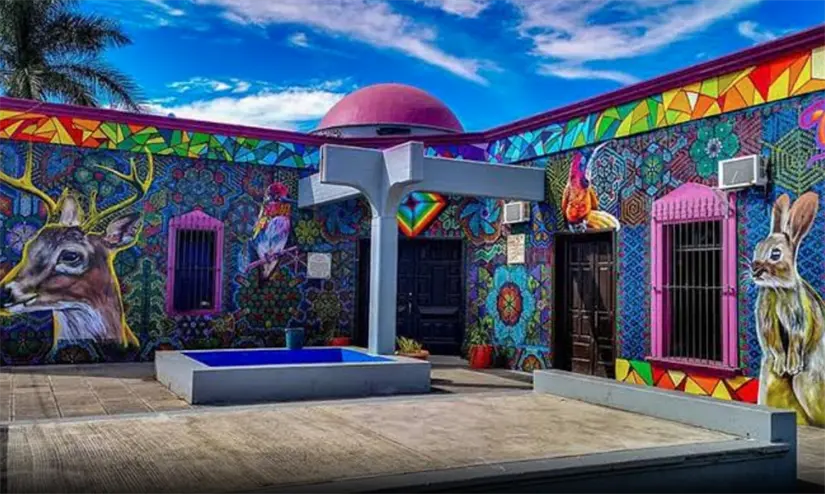 La Casa de la Cultura en Compostela, Nayarit. Foto: cortesía.