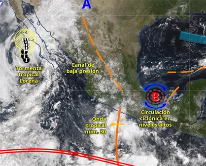 Estados donde lloverá este fin de semana: clima del 5 al 7 de septiembre