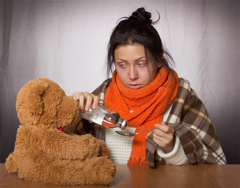 Mujer con gripe. Foto. Pixabay.