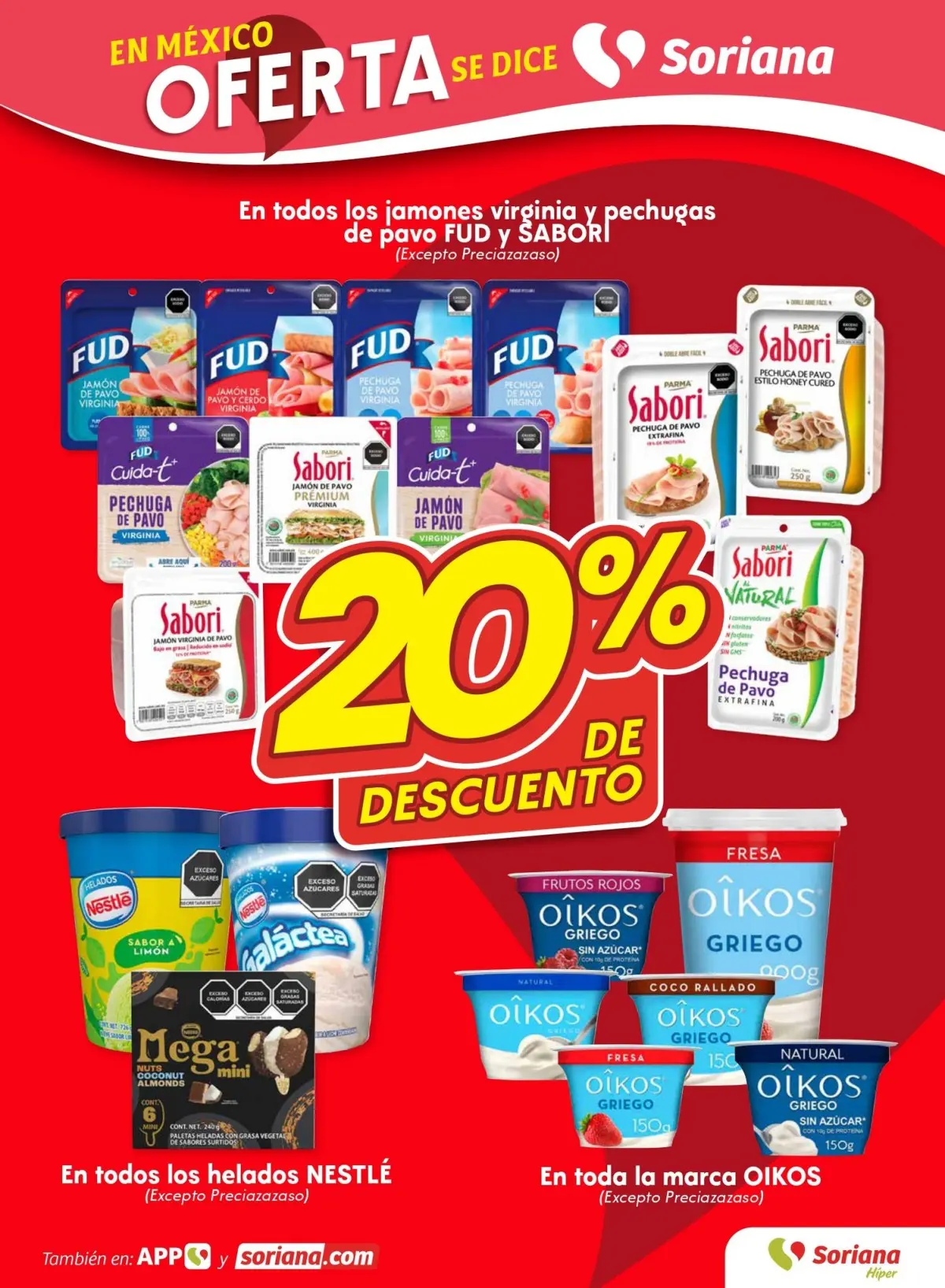 Ofertas de Soriana: Fin de Semana Hiper del 4 al 8 de septiembre Encontrarás ofertas y promociones cada fin de semana. Imagen: Soriana