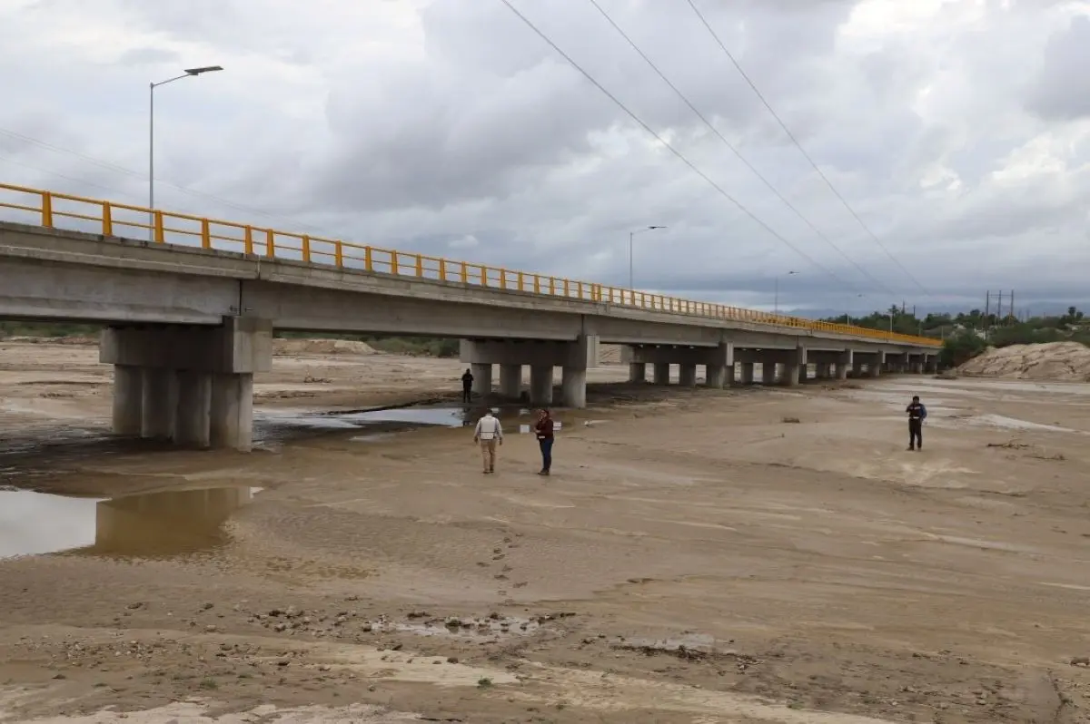 En Funcionamiento el puente Santa Cruz en la Ribera en Los Cabos. Foto: Cortesía
