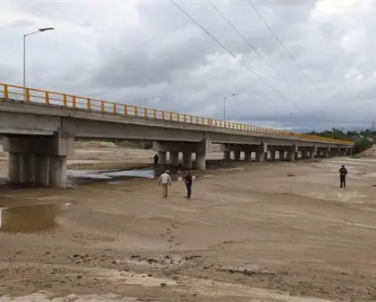 Puente Santa Cruz en la Ribera en Los Cabos, opera con normalidad tras el paso del huracán Lorena