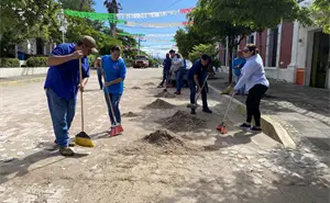 Autoridades y ciudadanos unen esfuerzos para embellecer San Ignacio rumbo al Grito