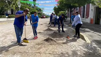 Autoridades y ciudadanos unen esfuerzos para embellecer San Ignacio rumbo al Grito