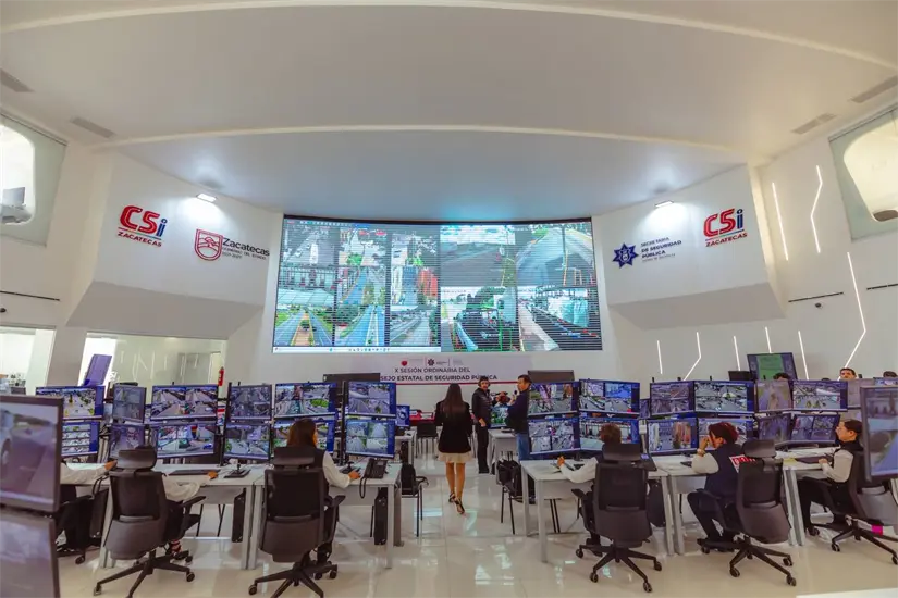 Inauguración del C5i en Guadalupe, Zacatecas. Foto: Cortesía