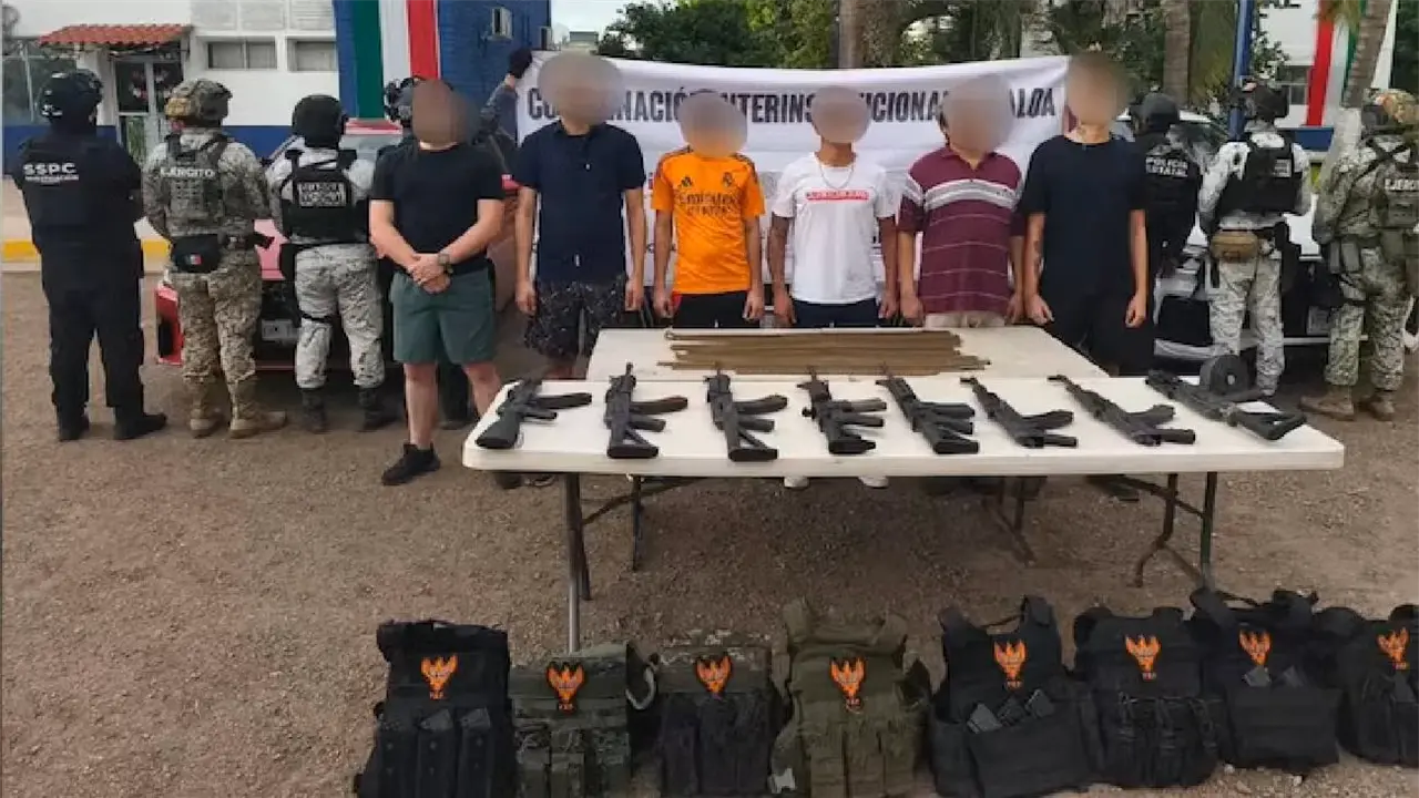 La captura de “El LV” en Culiacán representa un duro golpe al crimen. Foto: Seguridad