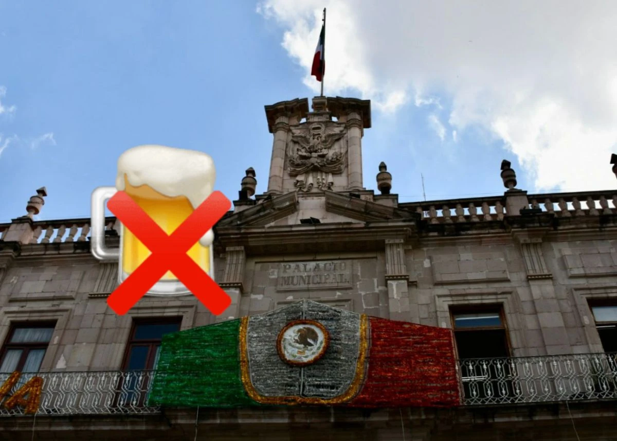 Anuncian Ley Seca en Aguascalientes por festejos de la Independencia. Foto: Cortesía