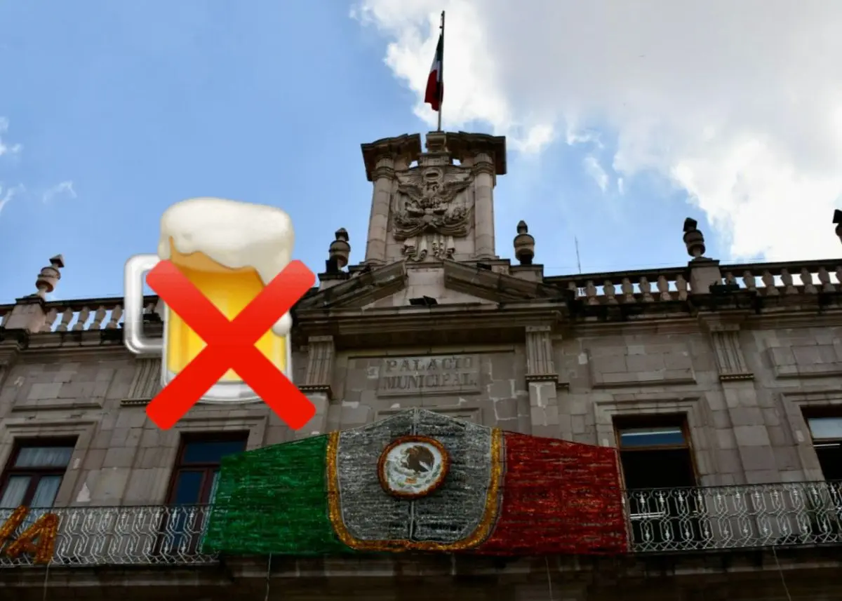 Anuncian Ley Seca en Aguascalientes por festejos de la Independencia. Foto: Cortesía