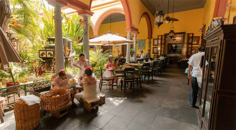 Restaurante La Chaya Maya en Mérida. Foto: cortesía.