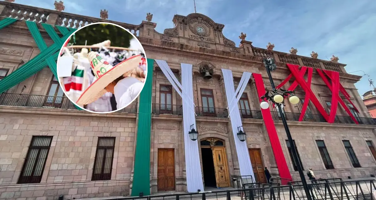 Grito de Independencia 2025 en la capital de San Luis Potosí. Foto: Cortesía.