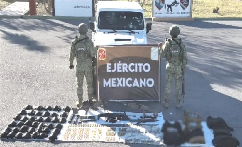 Acciones relevantes de la Operación Frontera Norte Continúan los operativos por todo el norte de México. Foto: Cortesía
