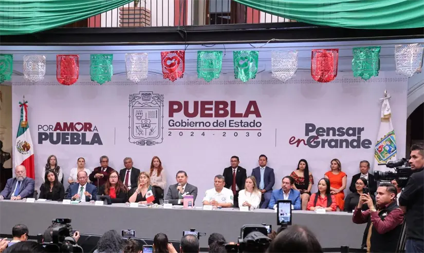 Más de 3 mil elementos vigilarán las fiestas patrias en Puebla, anunciaron autoridades, Foto: Cortesía Más de 3 mil elementos vigilarán las fiestas patrias en Puebla, anunciaron autoridades, Foto: Cortesía