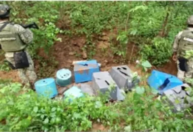 Fuerzas armadas desactivan laboratorios clandestinos en Cosalá, Sinaloa