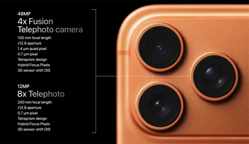 Las cámaras son el principal atractivo. Foto: Apple