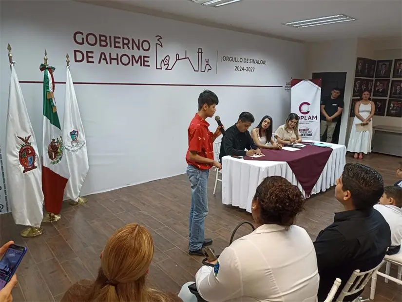 Niñas y niños de Ahome participan en el Plan Municipal de Desarrollo 2025-2027