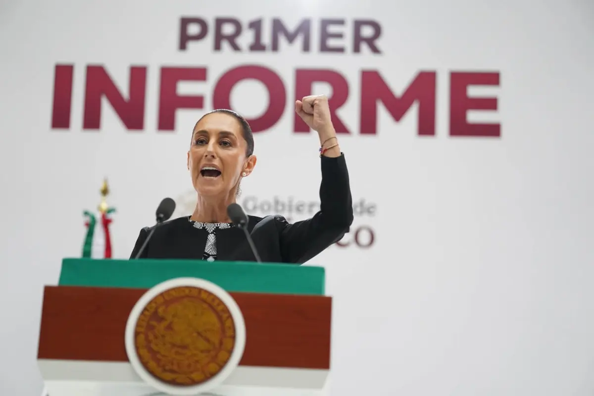 Sheinbaum mantiene niveles históricos de aprobación ciudadana a casi un año de su gobierno. Foto: Presidencia