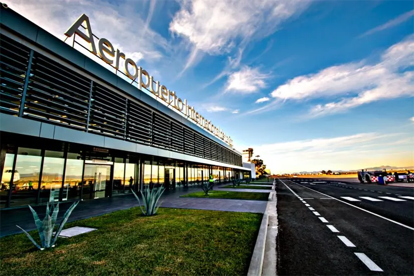 Aeropuerto internacional de La Paz Baja California Sur, ejemplo en tratamiento de aguas. Crédito BCS Noticias