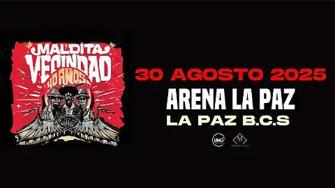 Maldita Vecindad en Arena La Paz. Foto. Cortesía.