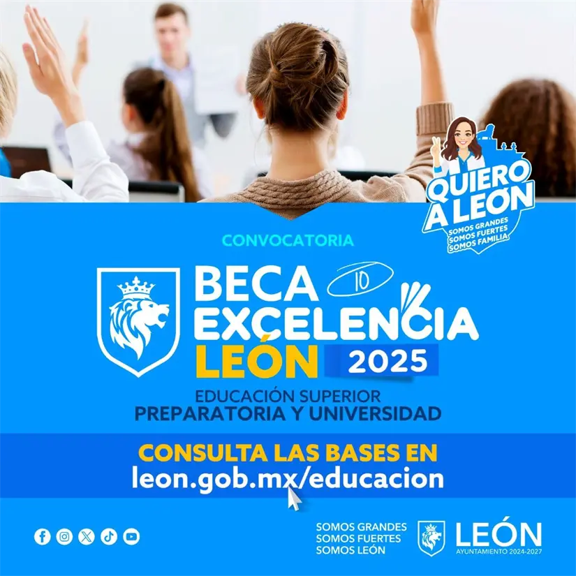Inicia registro de la Becas Excelencia para preparatoria y universidad en León Inicia registro de la Becas Excelencia para preparatoria y universidad en León. Foto: Cortesía