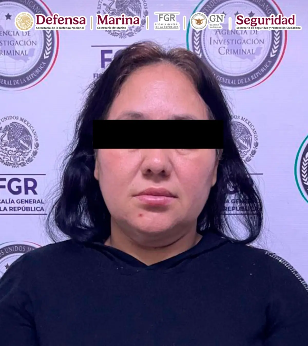 Mujer detenida.